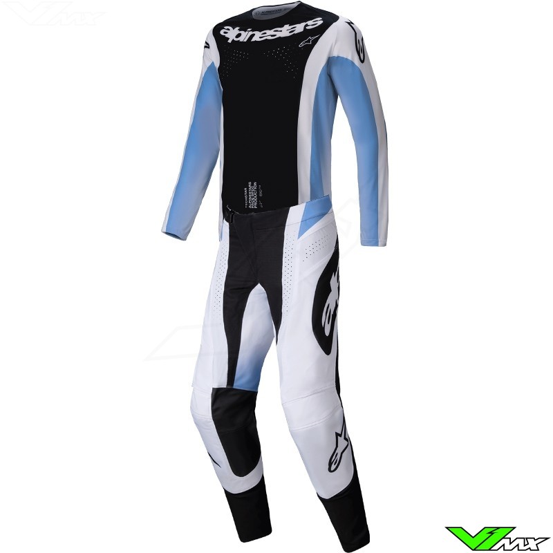Alpinestars Techstar Melt 2025 Motocross Gear Combo - Black / Blue
