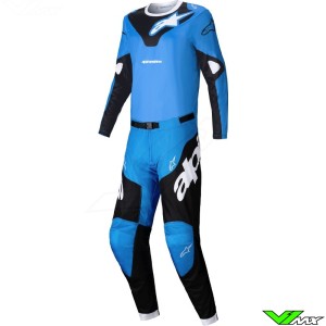 Alpinestars Racer Veil 2025 Motocross Gear Combo - Blue / Black