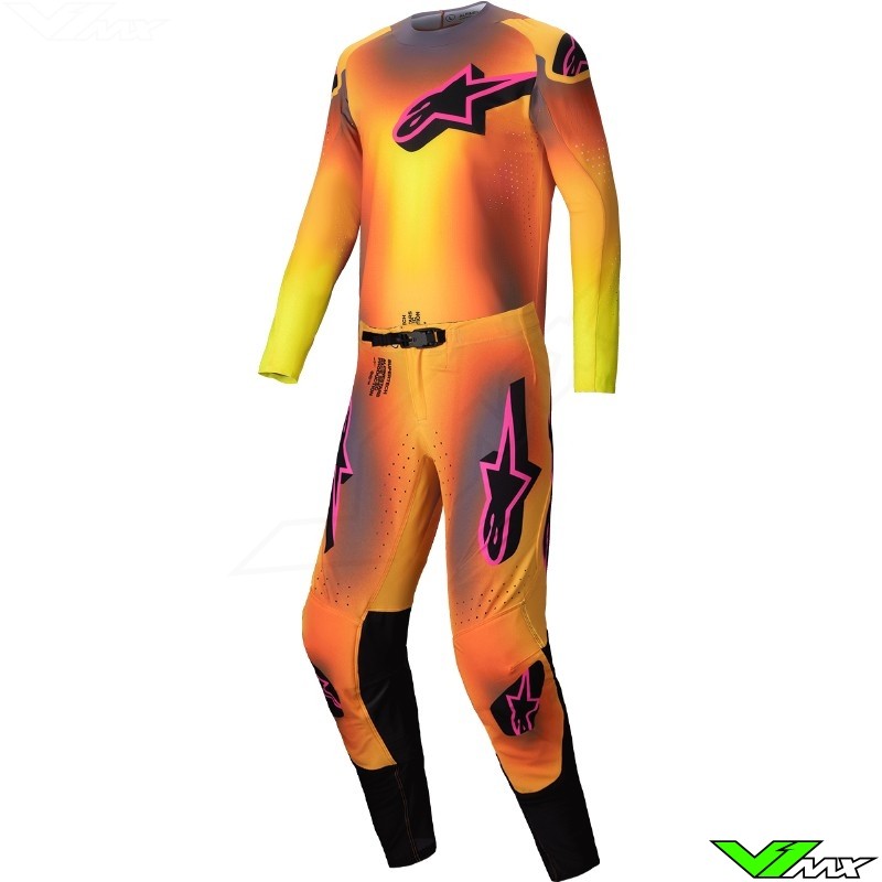 Alpinestars Supertech Lipan 2025 Crosspak - Geel / Roze