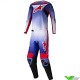 Alpinestars Fluid Worx 2025 Motocross Gear Combo - Purple / Bright Red