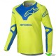 Alpinestars Racer Veil 2025 Kinder Crosspak - Fluo Geel / Blauw