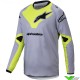 Alpinestars Racer Veil 2025 Kinder Crosspak - Grijs / Fluo Geel