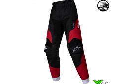 Alpinestars Racer Veil Mini 2025 Kinder Crossbroek - Zwart / Fel Rood