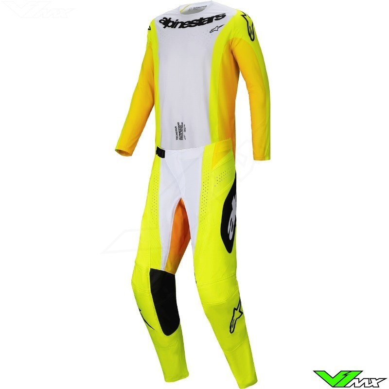 Alpinestars Techstar Melt 2025 Motocross Gear Combo - Yellow