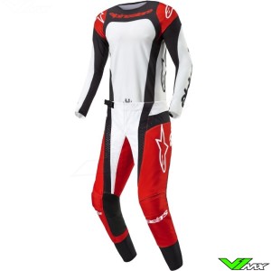 Alpinestars Techstar Ocuri 2024 Motocross Gear Combo - Mars Red / White / Black
