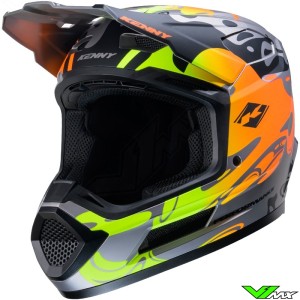 Kenny Performance Motocross Helmet - Steel Mat