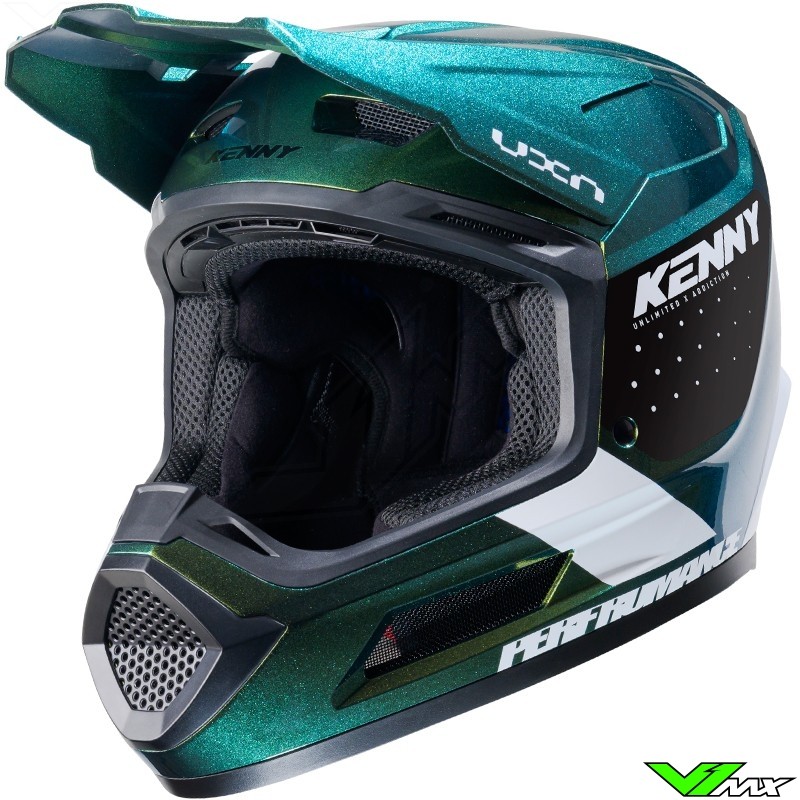 Kenny Performance Motocross Helmet - Chameleon / Pearl