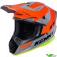 Kenny Track Motocross Helmet - Grey / Orange