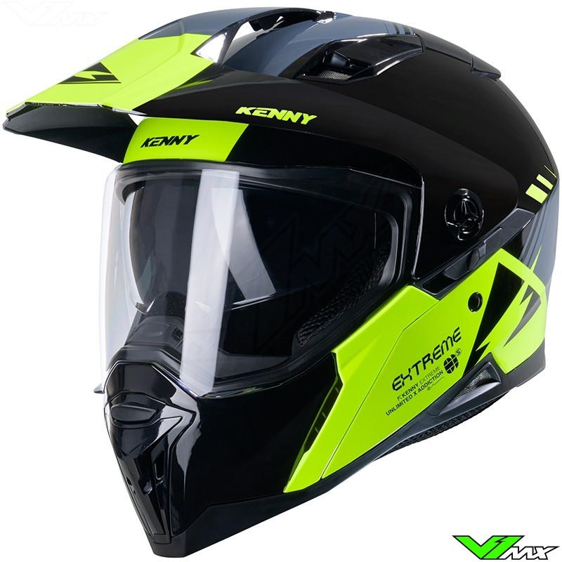 Kenny Extreme Adventure helm - Fluo Geel