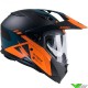 Kenny Extreme Adventure helm - Oranje / Petrol / Mat