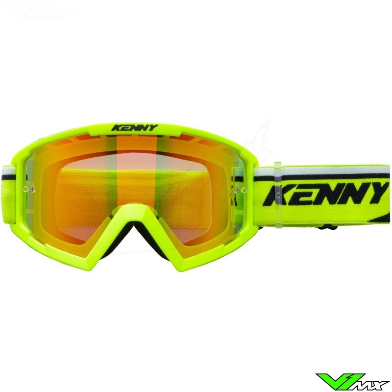 Kenny Track+ Motocross Goggle - Fluo Yellow