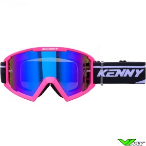 Kenny Track+ Motocross Goggle - Neon Pink