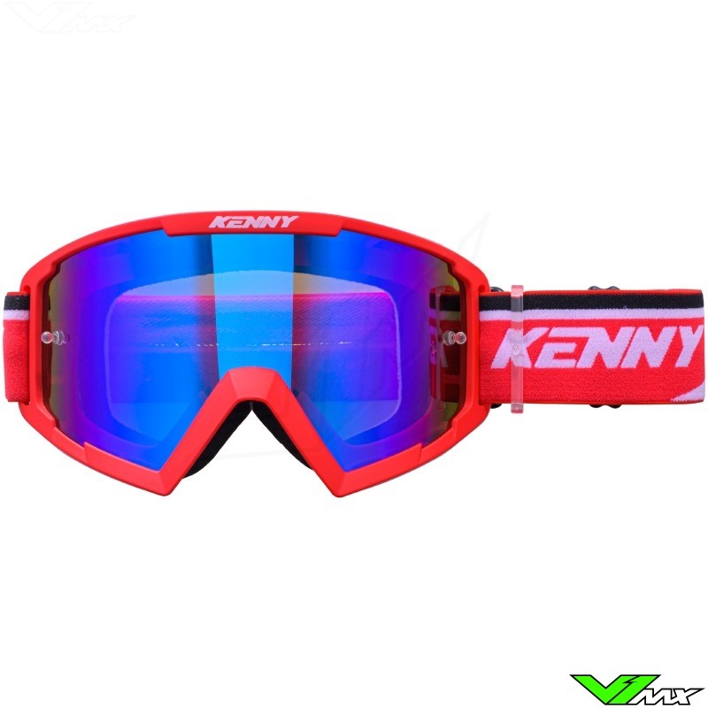 Kenny Track+ Youth Motocross Goggle - Red