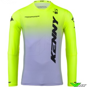 Kenny Performance 2025 Cross shirt - Gradient / Grijs / Fluo Geel