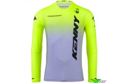 Kenny Performance 2025 Cross shirt - Gradient / Grijs / Fluo Geel