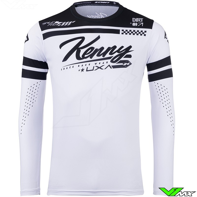 Kenny Track Dirt 2025 Motocross Jersey - White