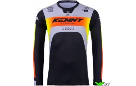 Kenny Track Focus 2025 Motocross Jersey - Grey / Orange