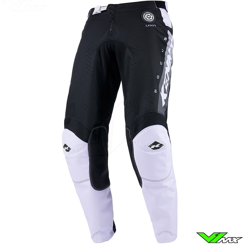 Kenny Track Focus 2025 Motocross Pants - Black / White