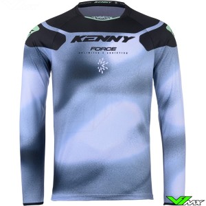 Kenny Track Force 2025 Cross shirt - Fog / Neon Groen