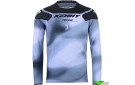 Kenny Track Force 2025 Cross shirt - Fog / Neon Groen