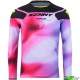 Kenny Track Force 2025 Cross shirt - Fog / Fluo Geel / Roze