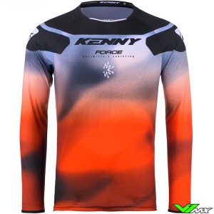 Kenny Track Force 2025 Cross shirt - Fog / Oranje