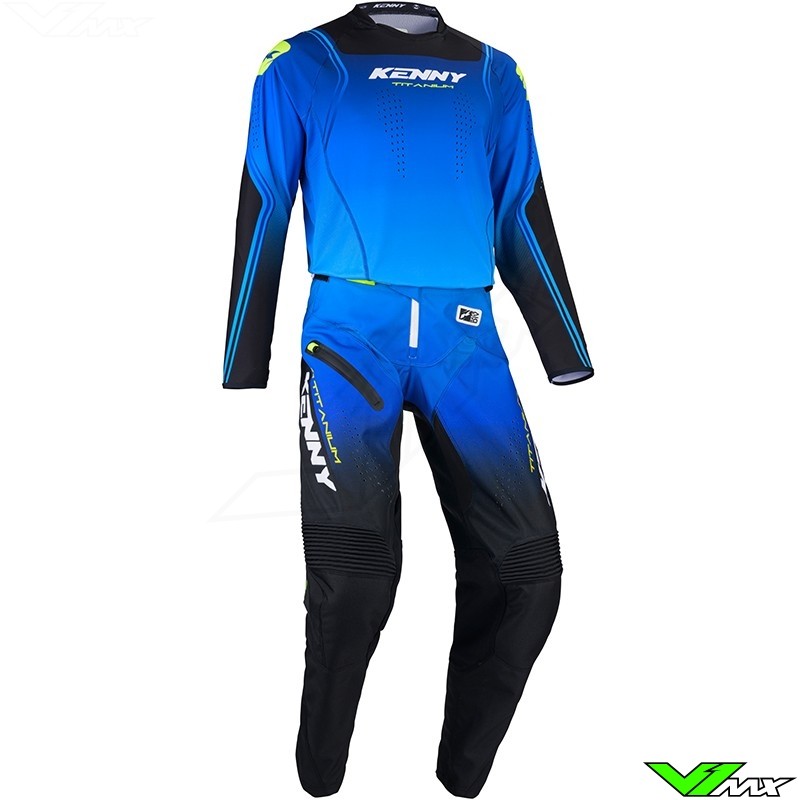 Kenny Titanium 2025 Motocross Gear Combo - Blue