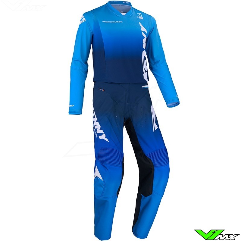 Kenny Performance 2025 Motocross Gear Combo - Gradient / Blue