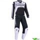 Kenny Track Focus 2025 Motocross Gear Combo - Black / White