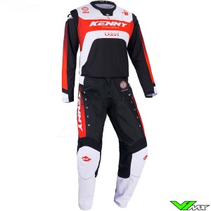 Kenny Track Focus 2025 Motocross Gear Combo - Red