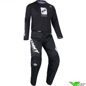 Kenny Track Raw 2025 Motocross Gear Combo - Black