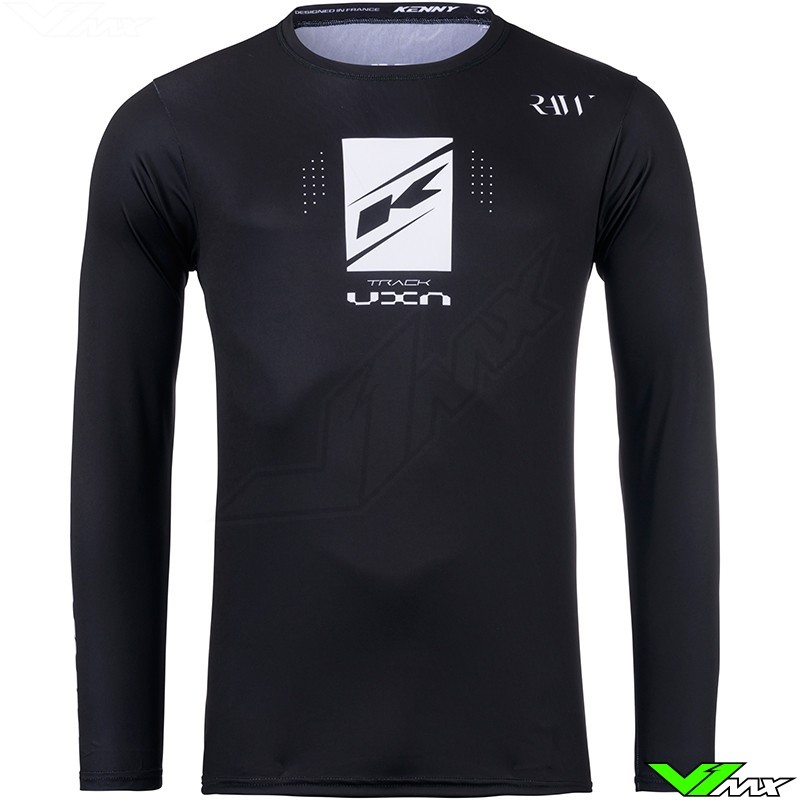 Kenny Track Raw 2025 Youth Motocross Jersey - Black