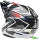 Bell Moto-10 Fasthouse Renen Raycon Motocross Helmet - Black / White / Matte