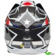 Bell Moto-10 Fasthouse Renen Raycon Motocross Helmet - Black / White / Matte