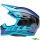 Bell Moto-10 Cortex Crosshelm - Blauw