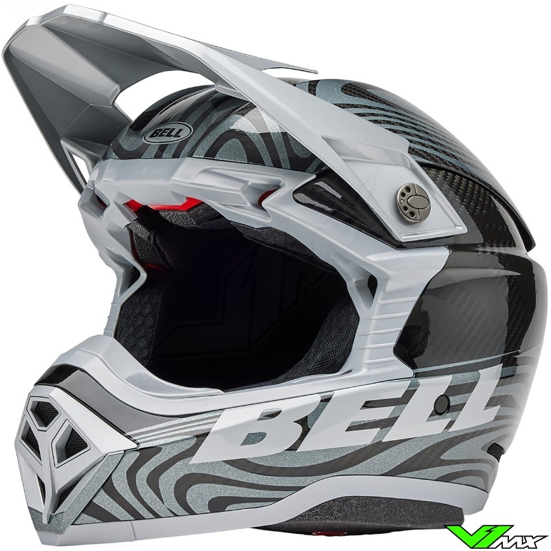 Bell Moto-10 Cortex Crosshelm - Zilver / Grijs