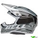 Bell Moto-10 Cortex Crosshelm - Zilver / Grijs