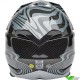 Bell Moto-10 Cortex Motocross Helmet - Silver / Grey