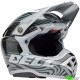 Bell Moto-10 Cortex Motocross Helmet - Silver / Grey