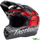 Bell Moto-10 Fasthouse DITD 25 Crosshelm - Grijs / Rood