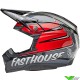 Bell Moto-10 Fasthouse DITD 25 Crosshelm - Grijs / Rood