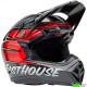 Bell Moto-10 Fasthouse DITD 25 Crosshelm - Grijs / Rood