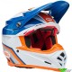 Bell Moto-9s Flex Merchant Crosshelm - Blauw / Oranje