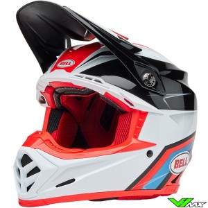 Bell Moto-9s Flex Merchant Motocross Helmet - Red