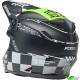 Bell Moto-9s Flex Fasthouse Smoke Bomb Motocross Helmet - Black / Fluo Yellow / Matte