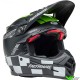 Bell Moto-9s Flex Fasthouse Smoke Bomb Motocross Helmet - Black / Fluo Yellow / Matte