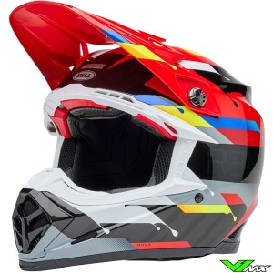 Bell Moto-9s Flex Renen Nova Motocross Helmet - Black / Red