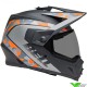 Bell MX-9 Mesa Adventure Helm - Mat Zwart / Oranje / Camo