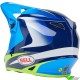 Bell MX-9 Jackal Crosshelm - Blauw / Fluo Geel