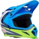 Bell MX-9 Jackal Crosshelm - Blauw / Fluo Geel